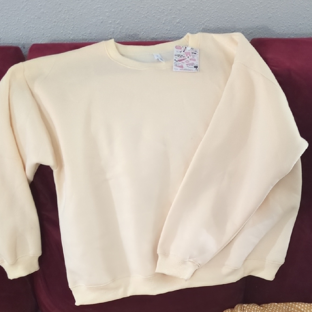 Latched Mama Cream Crew Neck Sweater